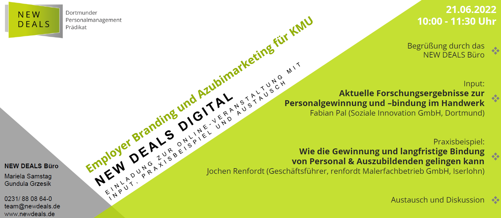 New Deals Digital am 21. Juni