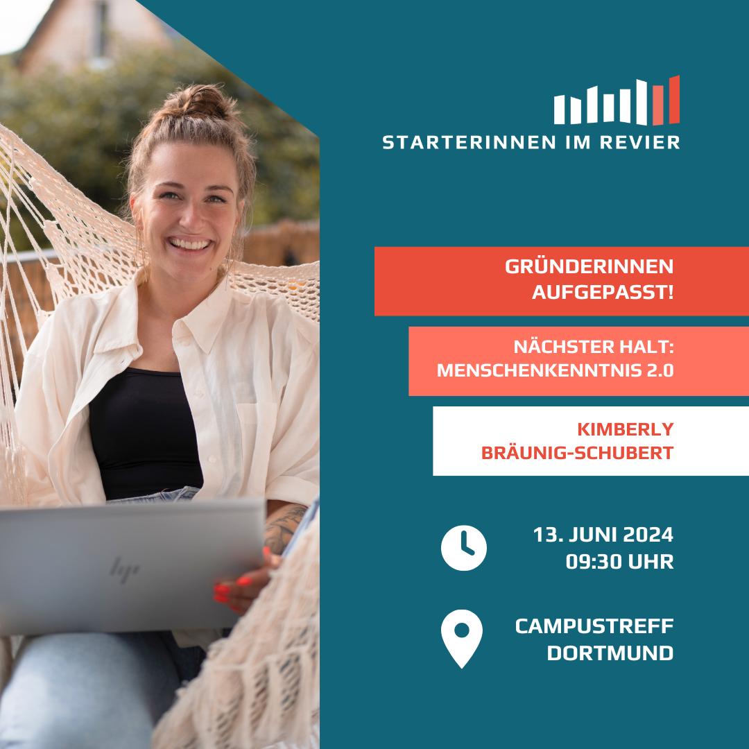 Gründerinnen aufgepasst! Nächster Halt: Menschenkenntnis 2.0