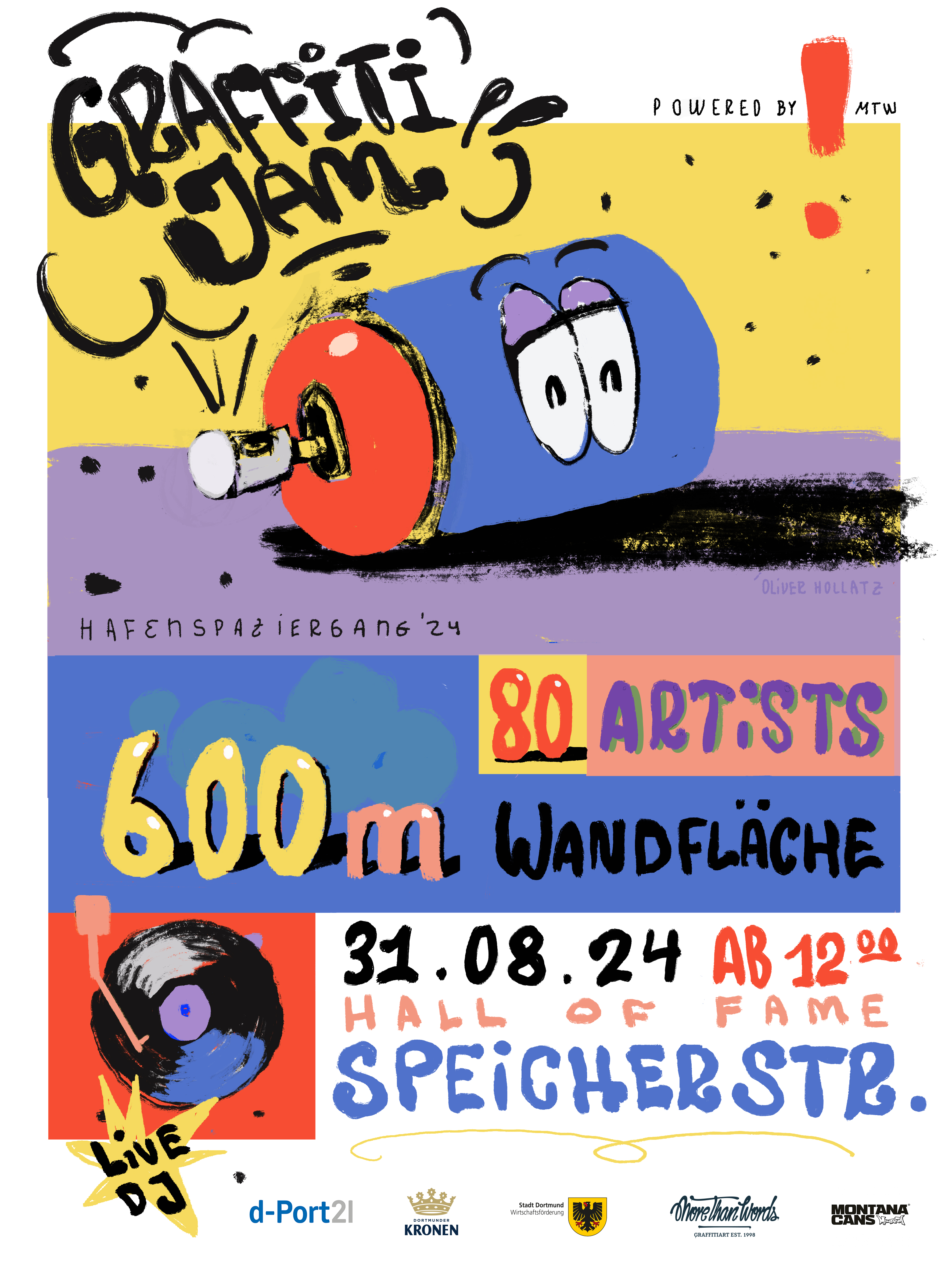 Plakat Graffiti Jam 31.08.