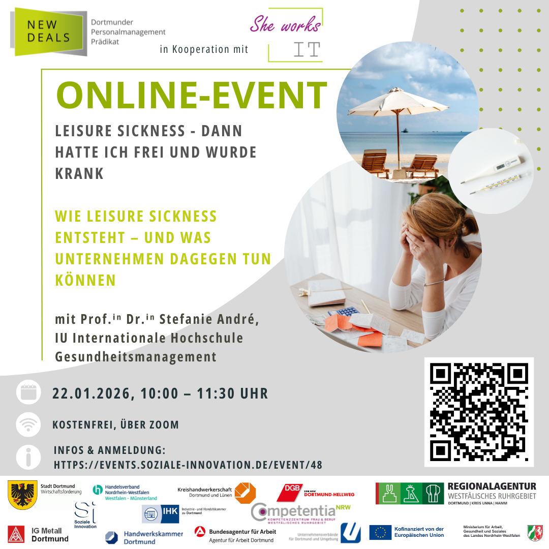 NEW DEALS "Leisure Sickness"