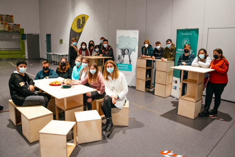 Gruppenfoto bei der Abschlussveranstaltung