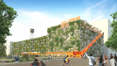 Neue Quartiersgarage im Hafenquartier Speicherstraße setzt auf Nachhaltigkeit