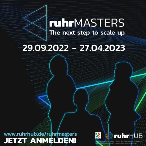 ruhrMASTERS - Jetzt Anmelden! ruhrMASTERS - www.ruhrhub.de/ruhrmasters