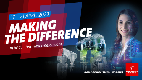 HMI 23 - Making the difference Keyvisual Hannover Messe