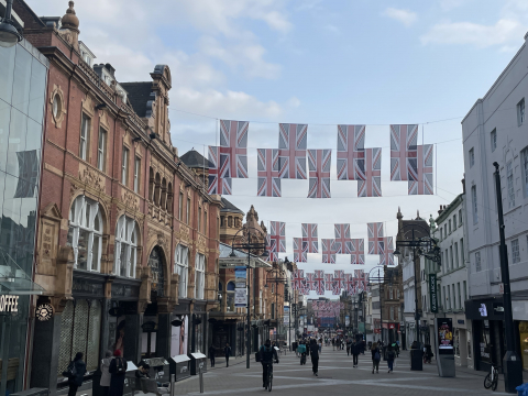 Einkaufsstraße Leeds Einkaufsstraße Leeds