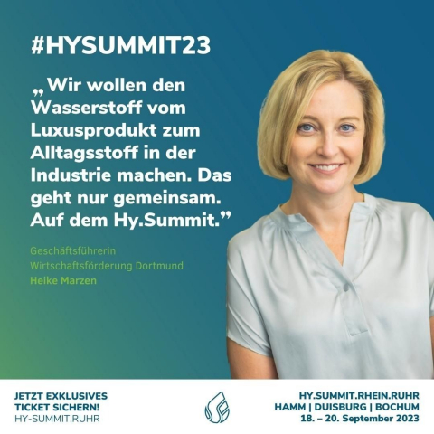 Heike Marzen auf dem Hy.Summit.Rhein.Ruhr 2023 Heike Marzen auf dem Hy.Summit.Rhein.Ruhr 2023
