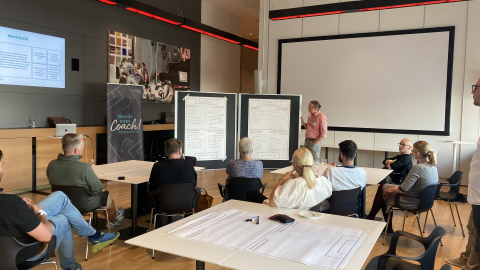 "Werde zum Coach! Personalarbeit 4.0 - Motto: Recruiting" Aktive Arbeitsphase beim Workshop zum Thema: Recruiting
