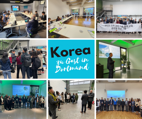 Koreanische Delegation zu Gast in Dortmund Bild Collage