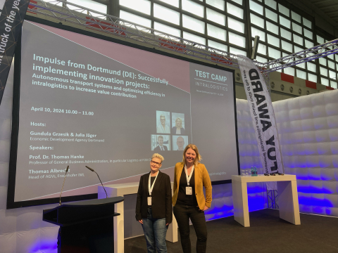 Julia Jäger (links) und Gundula Grzesik moderierten des Slot "Dortmunder Impulse" Julia Jäger (links) und Gundula Grzesik moderierten des Slot "Dortmunder Impulse"