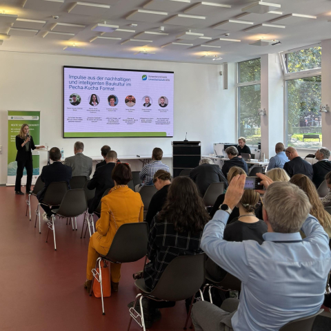 Pecha Kucha-Pitches Blick ins Publikum