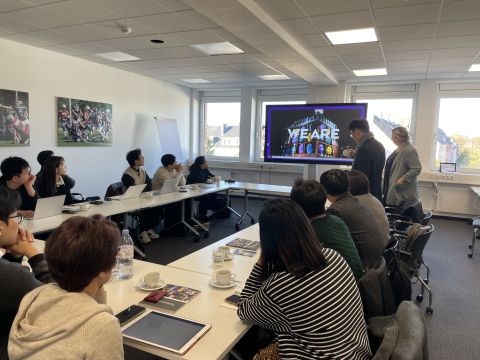 Koreanische Delegation WF Empfang