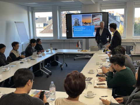 Koreanische Delegation WF Empfang
