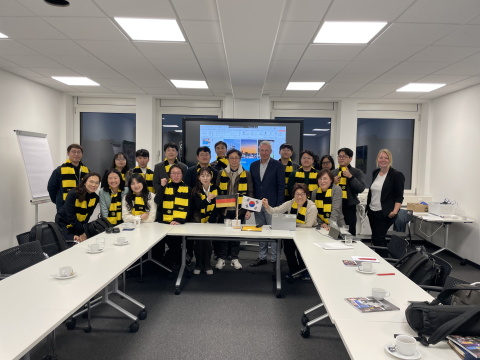 Koreanische Delegation WF Empfang