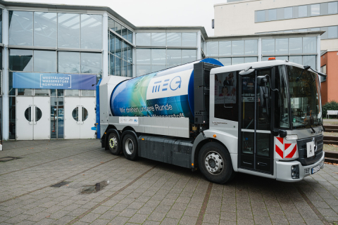 H2-Entsorgungsfahrzeug @Westfälische Wasserstoffkonferenz 2024 H2-Entsorgungsfahrzeug @Westfälische Wasserstoffkonferenz 2024