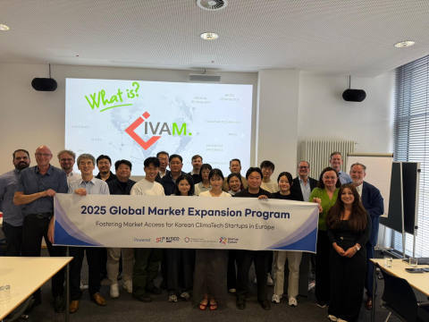 Gruppenfoto Start-ups aus Korea