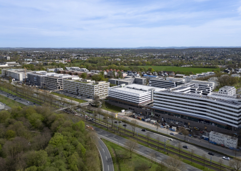 Blick über die Stadtkrone Ost